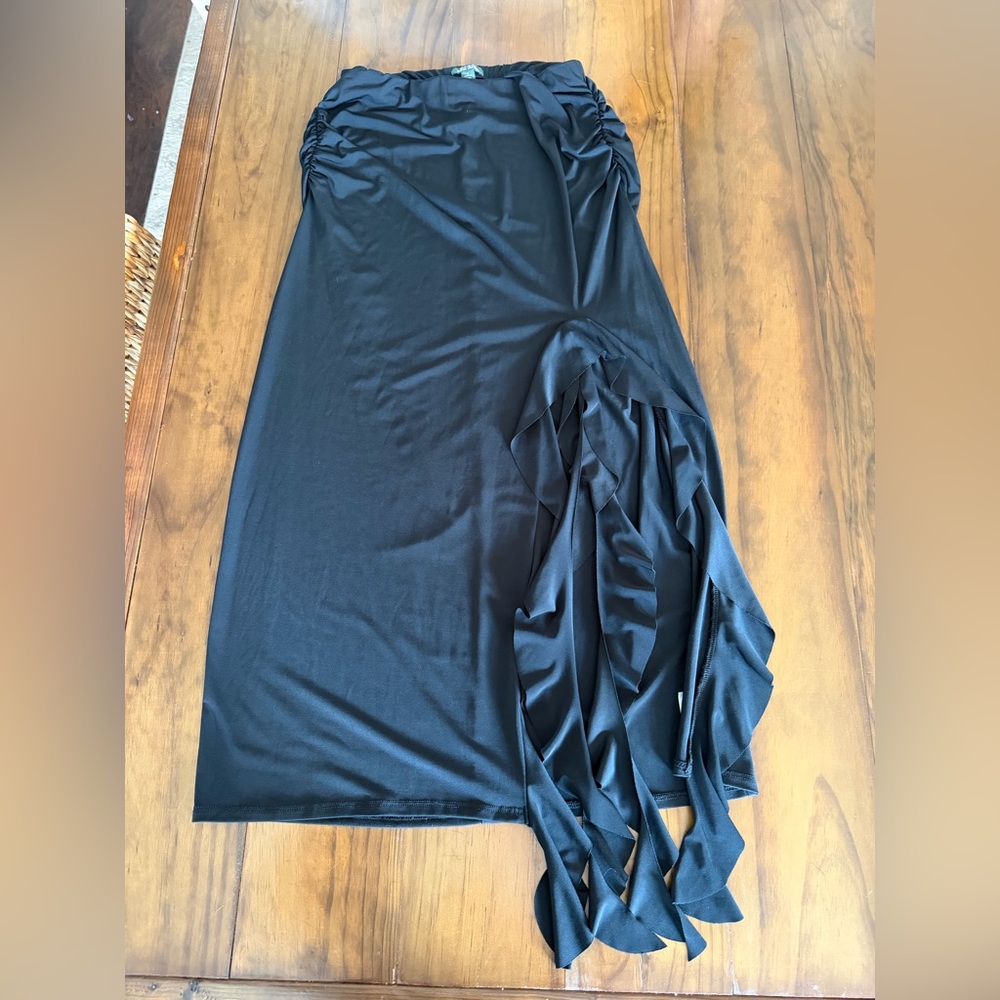Wild Fable Asymmetrical Black Skirt